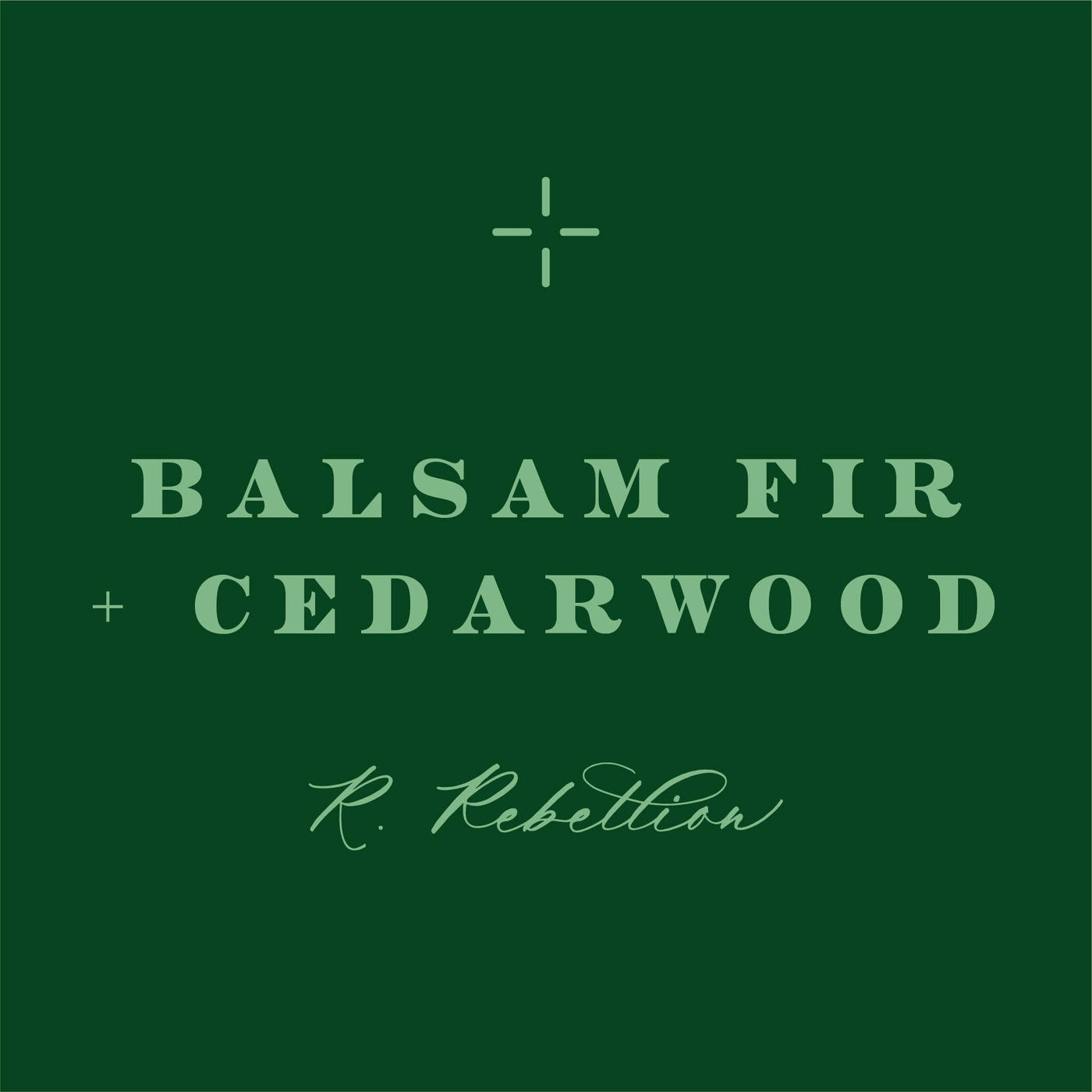 Balsam Fir & Cedarwood Candle
