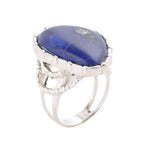 Load image into Gallery viewer, Modern Edge Lapis Ring
