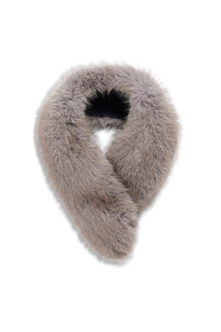 Chateau Faux Fur Scarf Grey