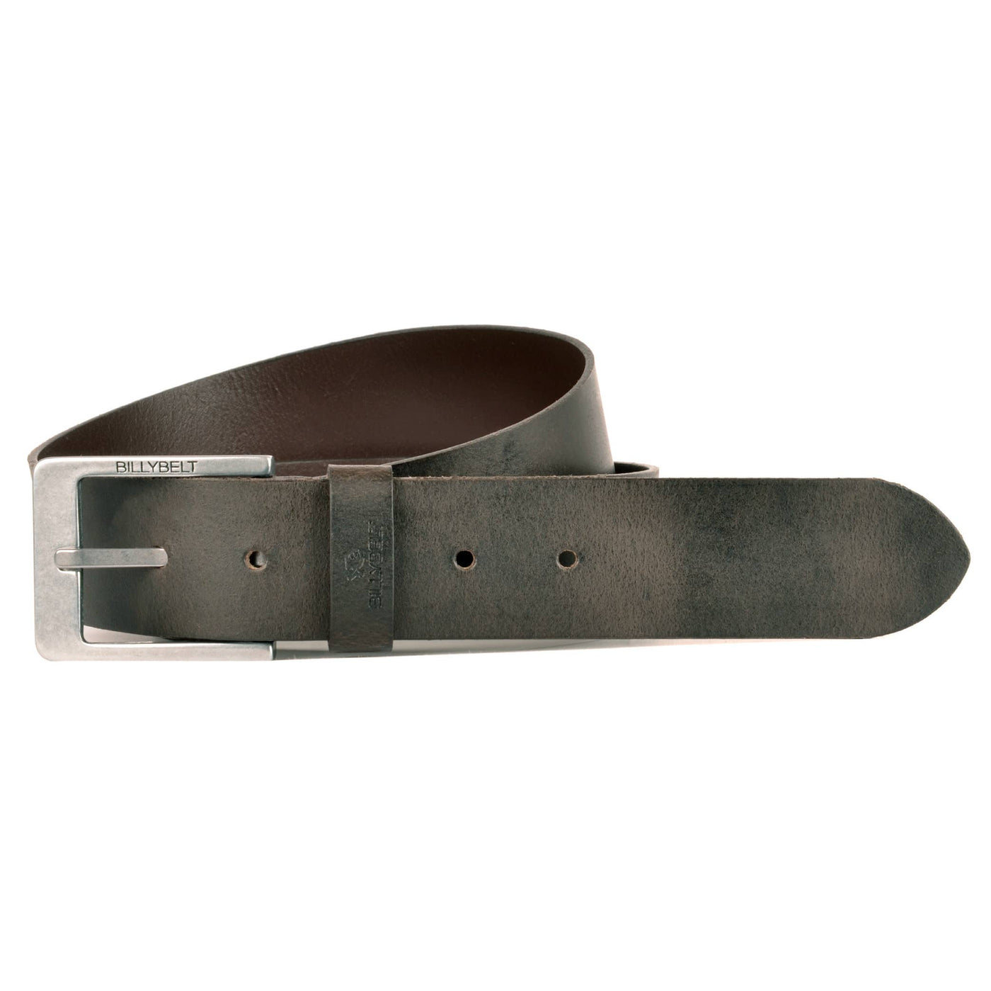 Raw Leather Belt - Dark Brown